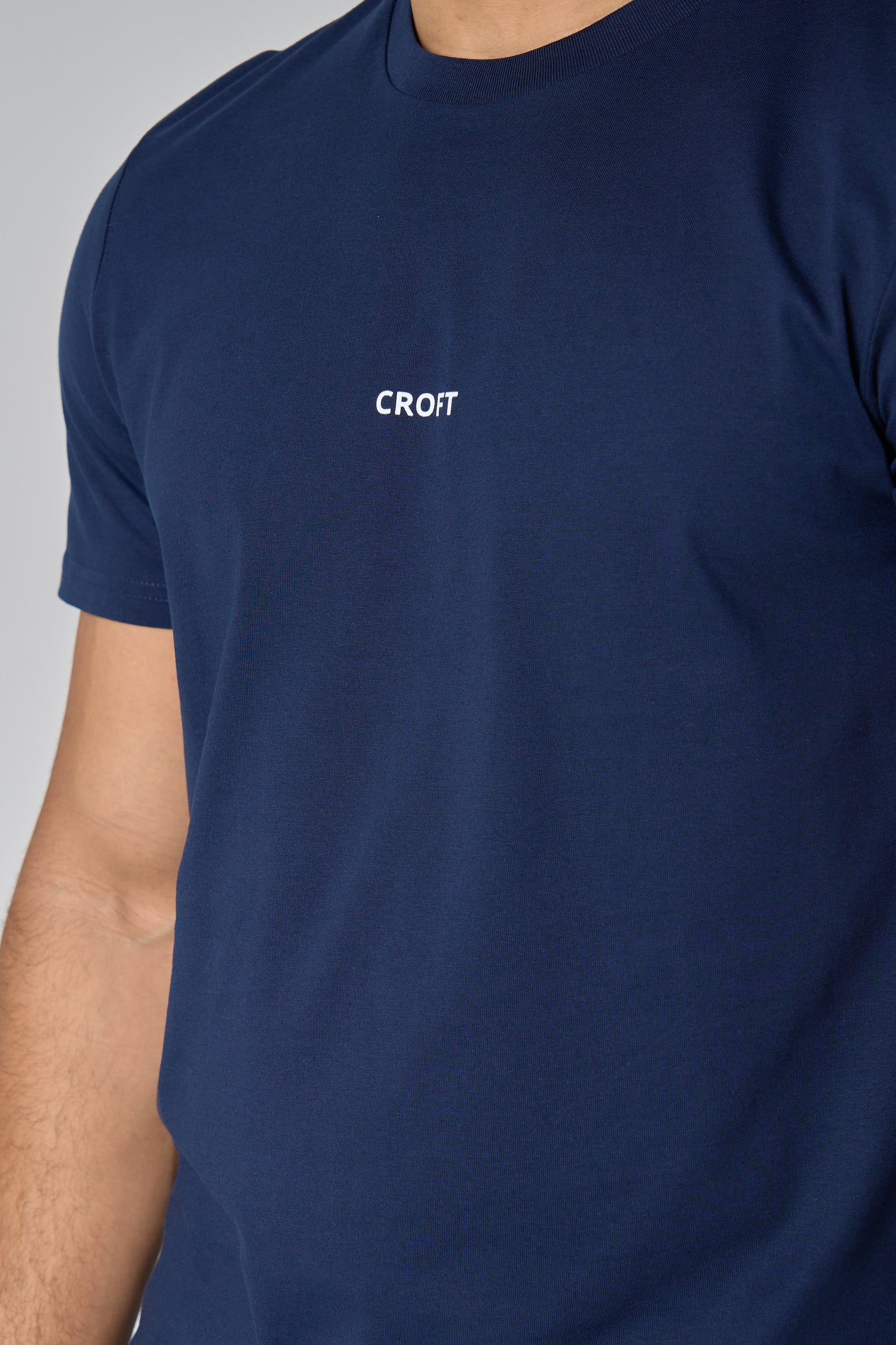 Navy Middle Logo T-Shirt