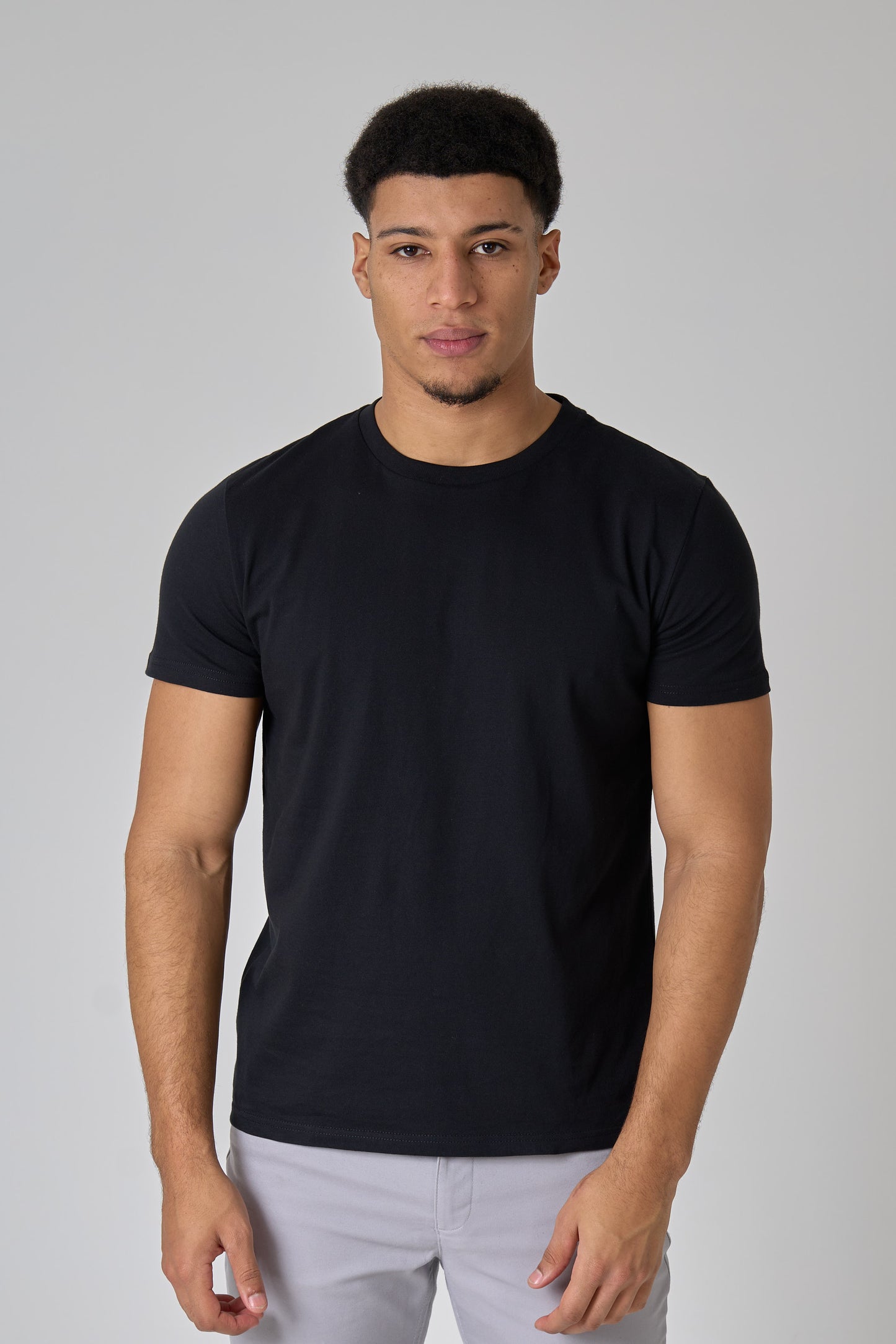 Black Plain T-Shirt
