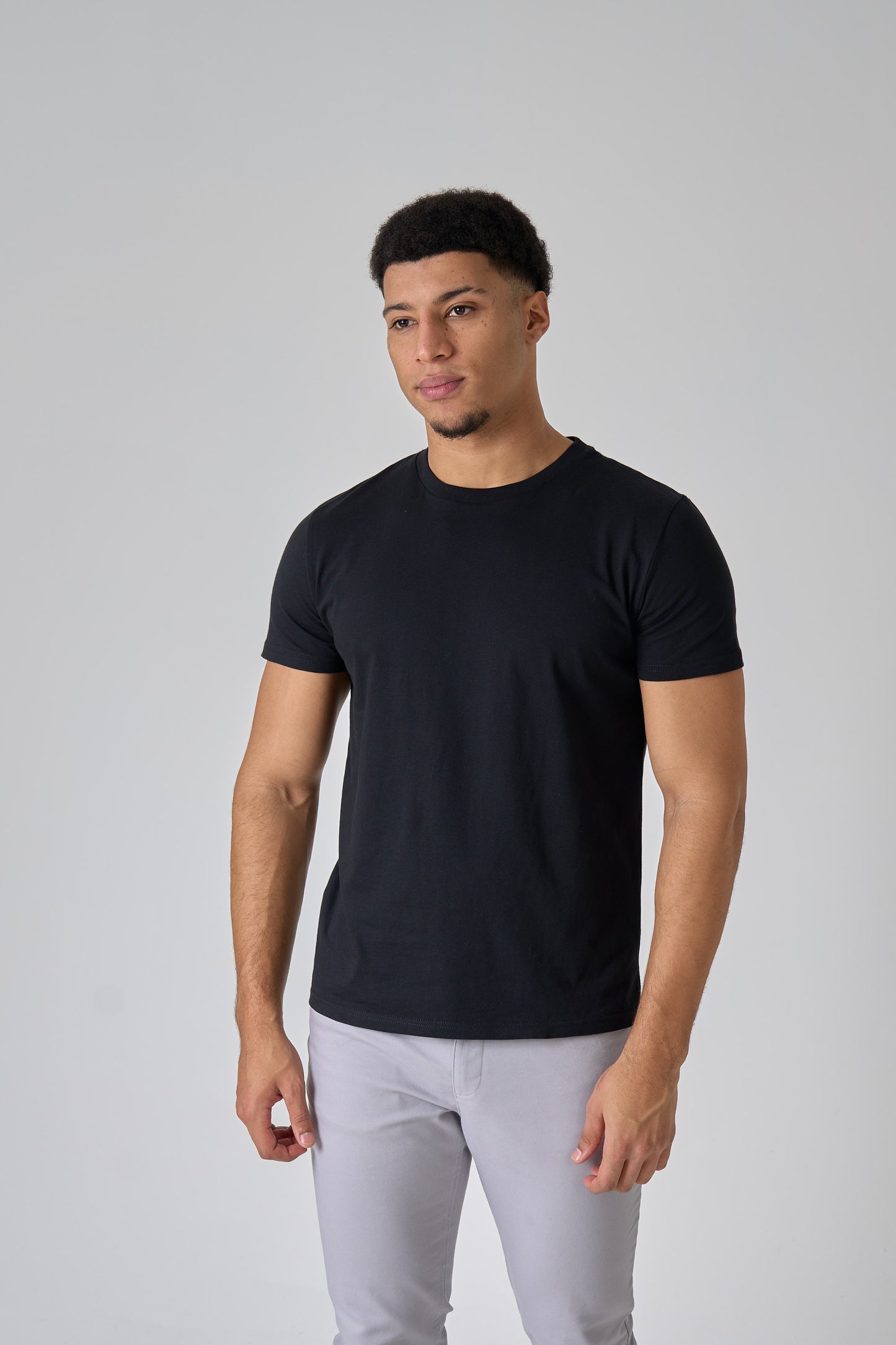 Black Plain T-Shirt