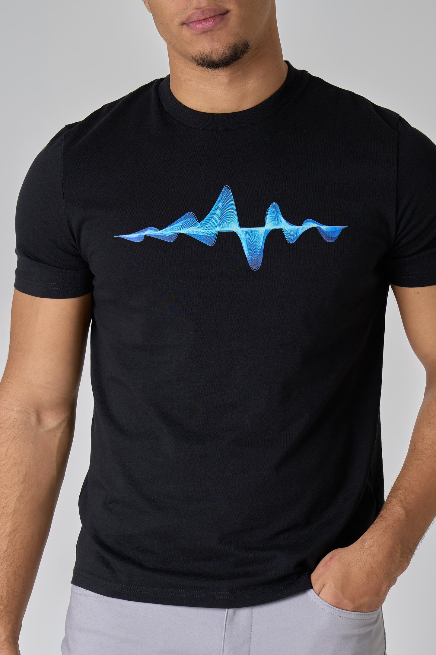 Black Soundwave T-Shirt