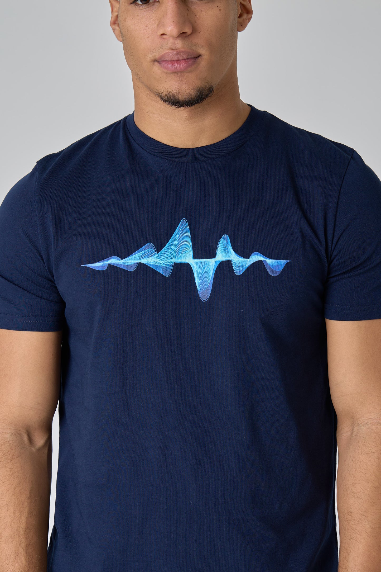 Navy Soundwave T-Shirt