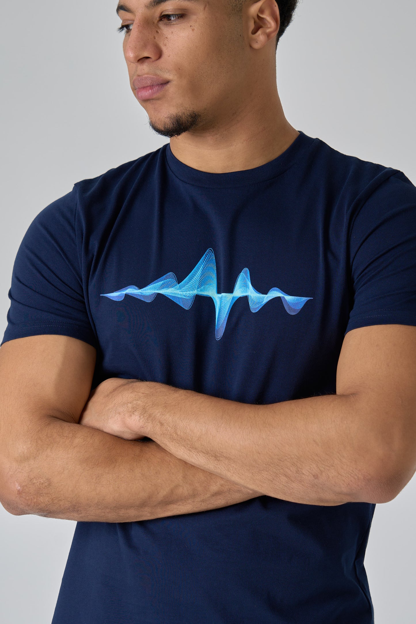 Navy Soundwave T-Shirt