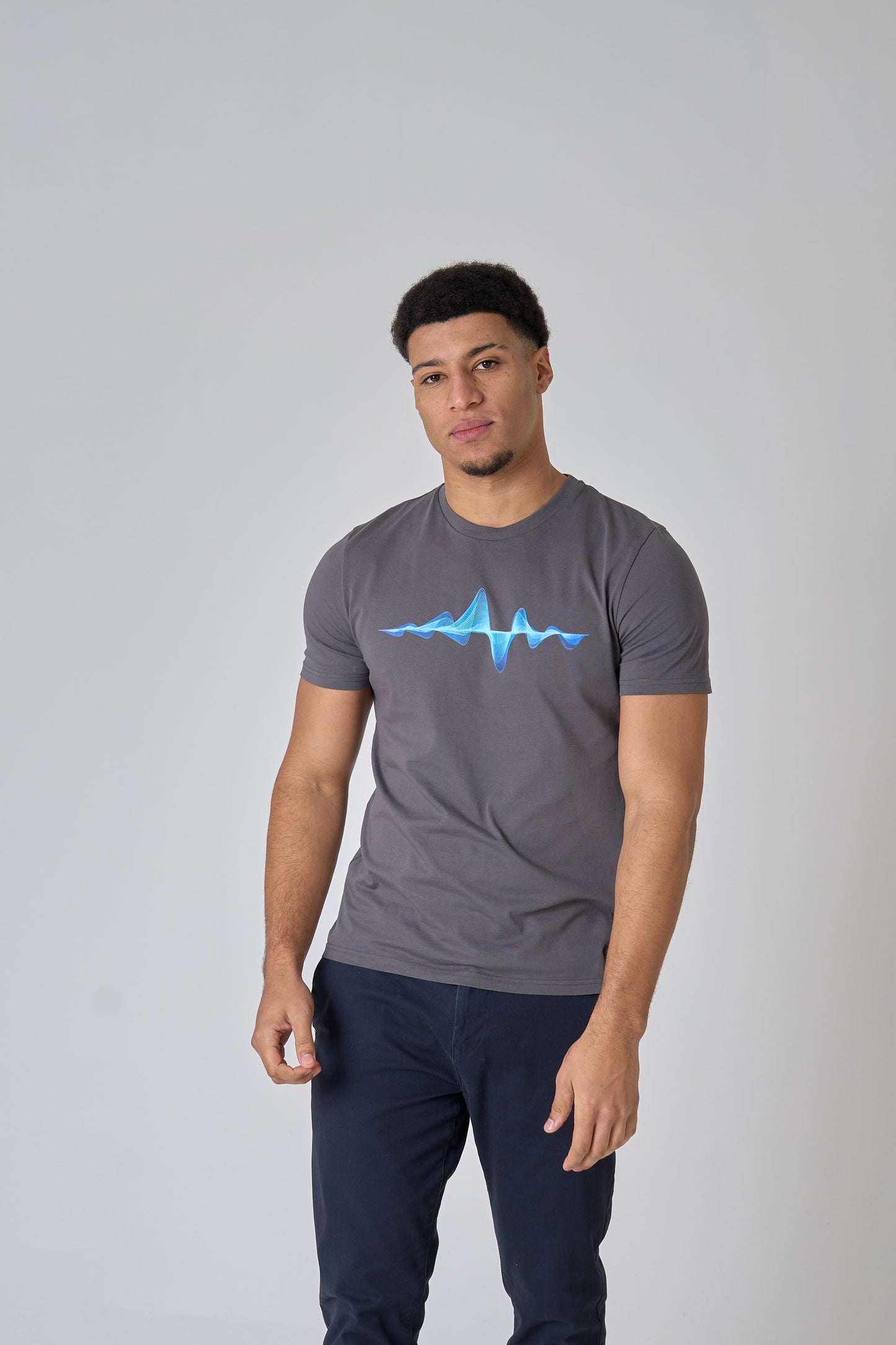 Dark Grey Soundwave T-Shirt
