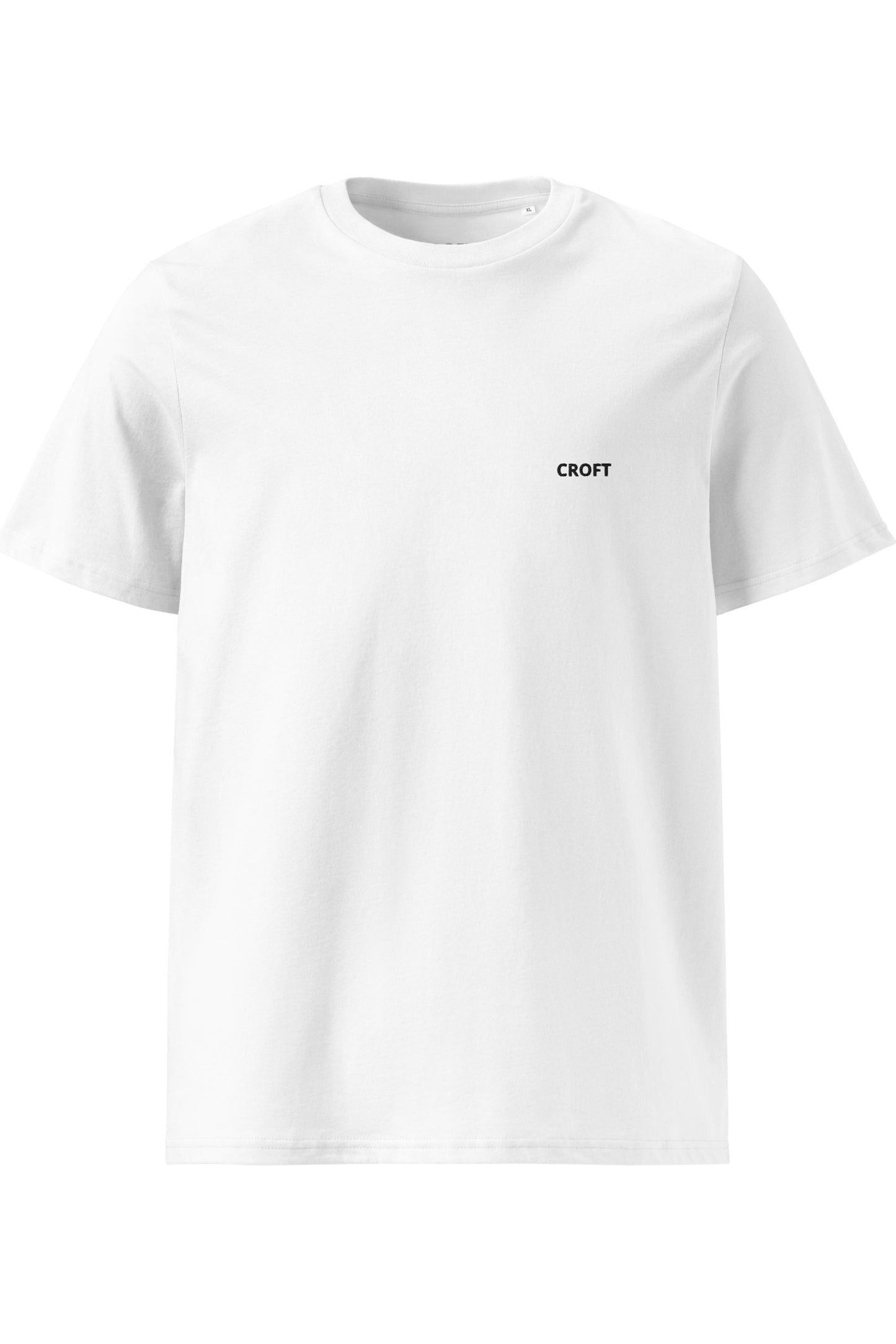White Logo Embroidered T-Shirt